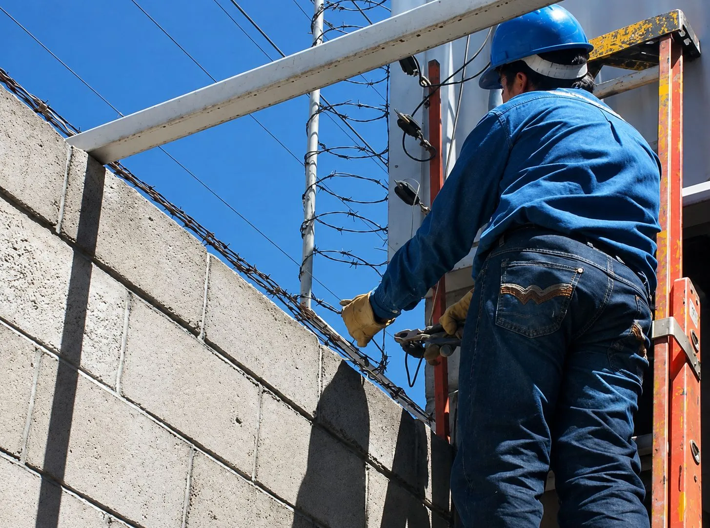 Corrección de cerco eléctrico. Tienda Coppel, sucursal 155 (18 de Noviembre), Puebla.